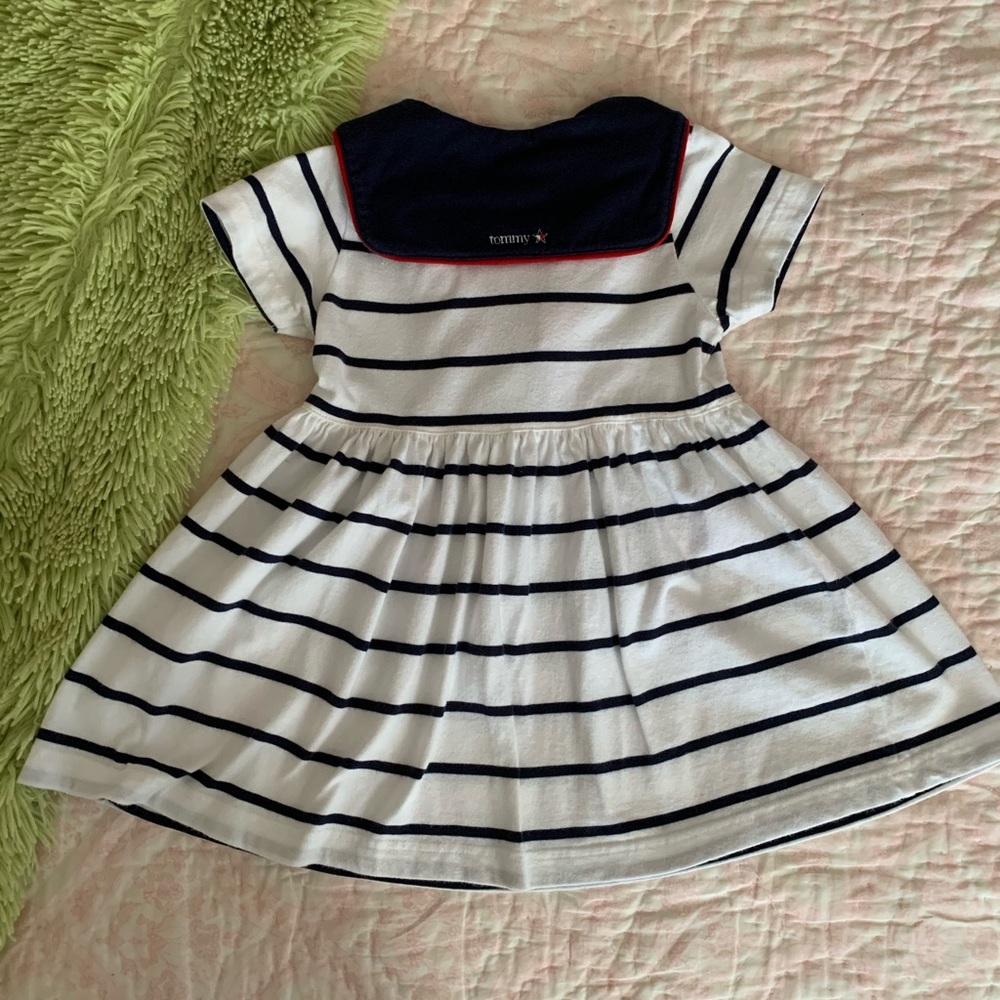 VTG Tommy Hilfiger Red, White & Blue Sailor Dress - Picture 6 of 9